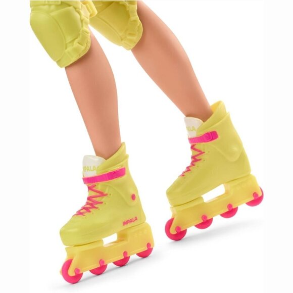 Mattel Ken Barbie the Movie Inline Skating‎ Sporty Neon Outfit Collectible Doll - Picture 7 of 7
